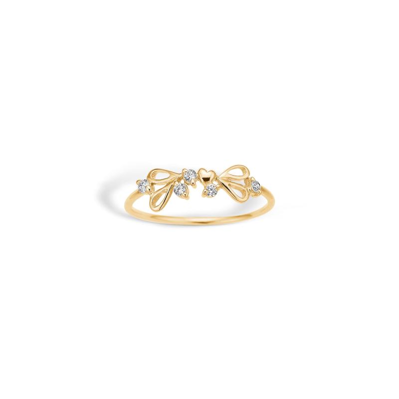 Blossom Copenhagen 8 Karat Guld Ring med Hjerter