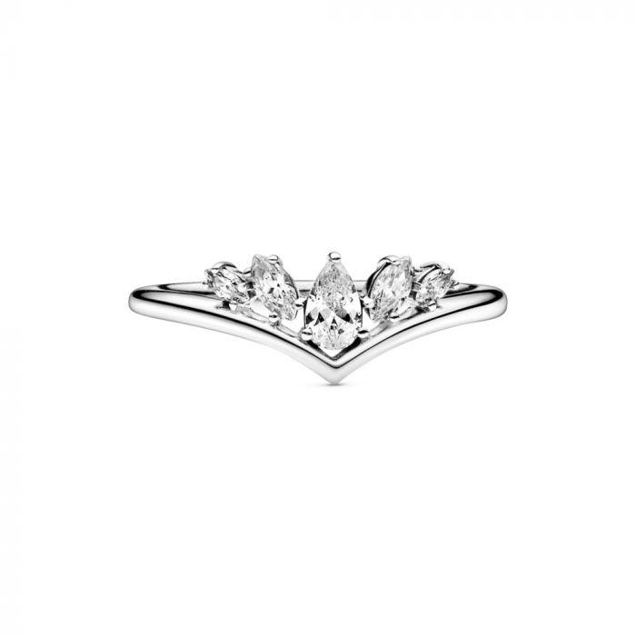 Pandora Wishbone Ring i Sterlingsølv - Elegant Fingerring