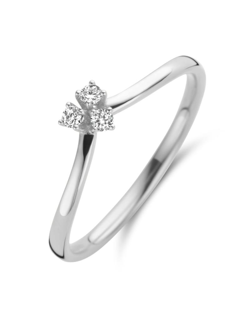 Juliet 14 Karat Hvidguld Ring med Brillanter – Elegance til Alle