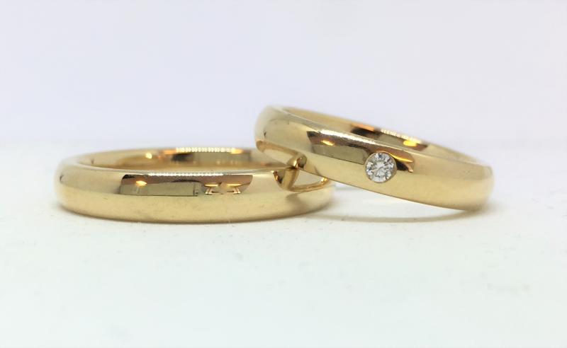 Lind Vielsesringe i 14 kt Guld – Elegant og Tidløs Design