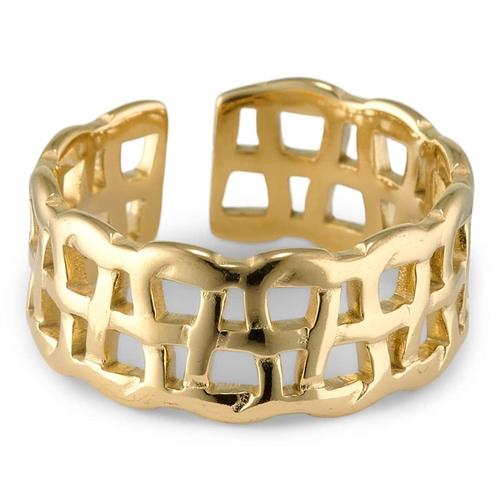 Blyin Guldbelagt Fingerring i Ædelstål - Smuk Design