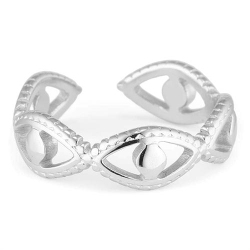 Aradia Ædelstå Ring - Elegant Fingerring i Blank Finish