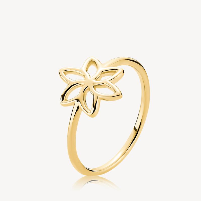 Guld Nigella Ring - Elegant Forgyldt 18kt Smykke