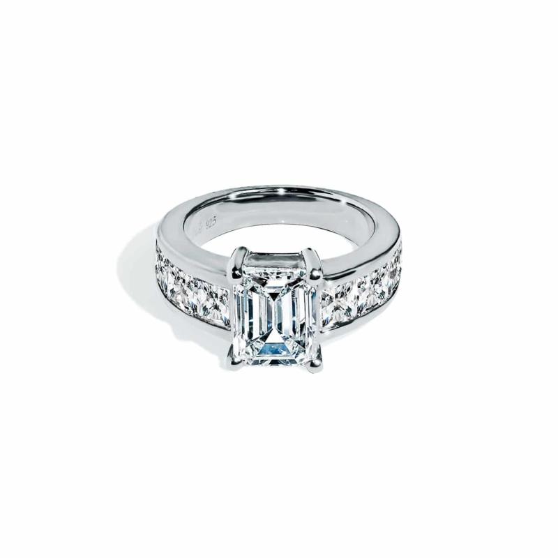 Oxford Prinsesse & Radiant Sølv Ring - Elegant Design