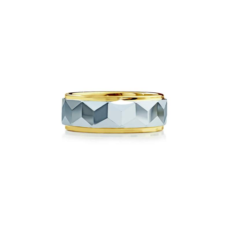 Tungsten Ring Grå & Guld - Abelstedt Fingerringe