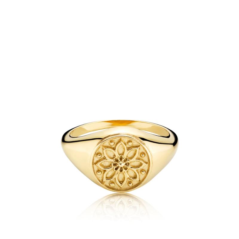 Izabel Camille Frida Forgyldt Sølv Ring - Fantastisk Tilbud!