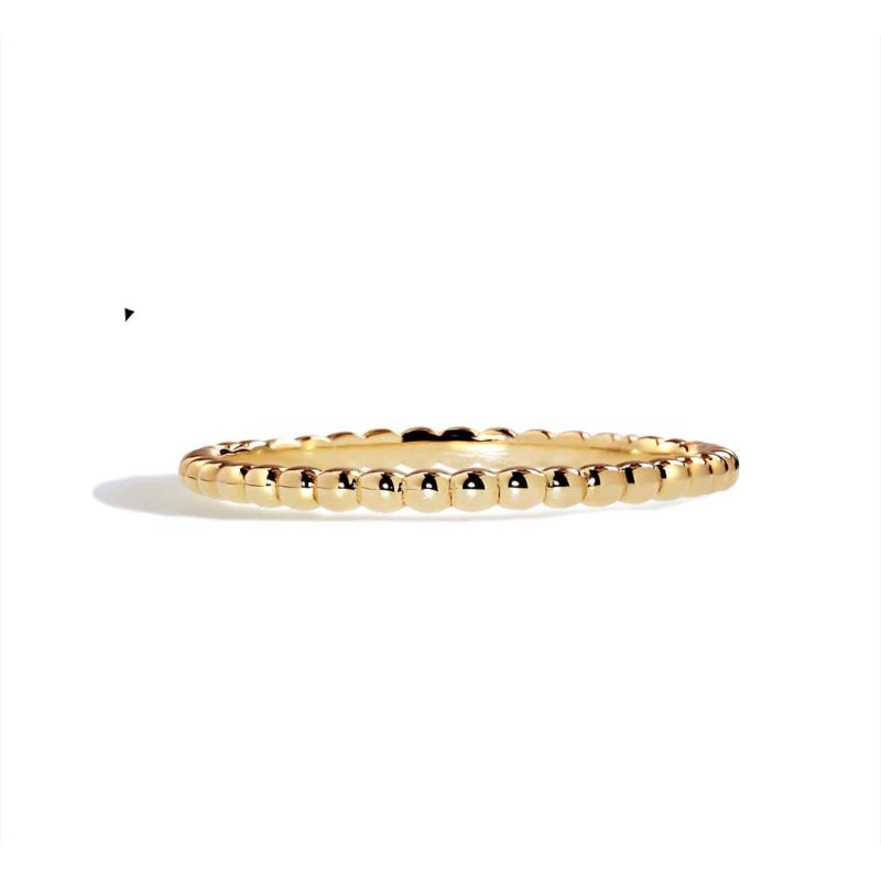 Abelstedt Equestrian Ring med Små Dots - Guldforgyldt