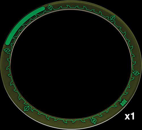 Hordes : Area Effect Ring Markers 5ampquot 1 Pip 91088 - Fingerringe  - 0875582016578