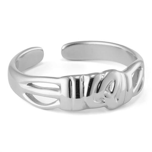 Blanca Fingerring i Ædelstål – Elegant Design på Udsalg!