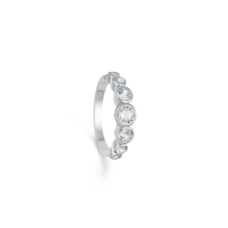 Randers Sølv Ring i Sterling Sølv - Eksklusiv Design