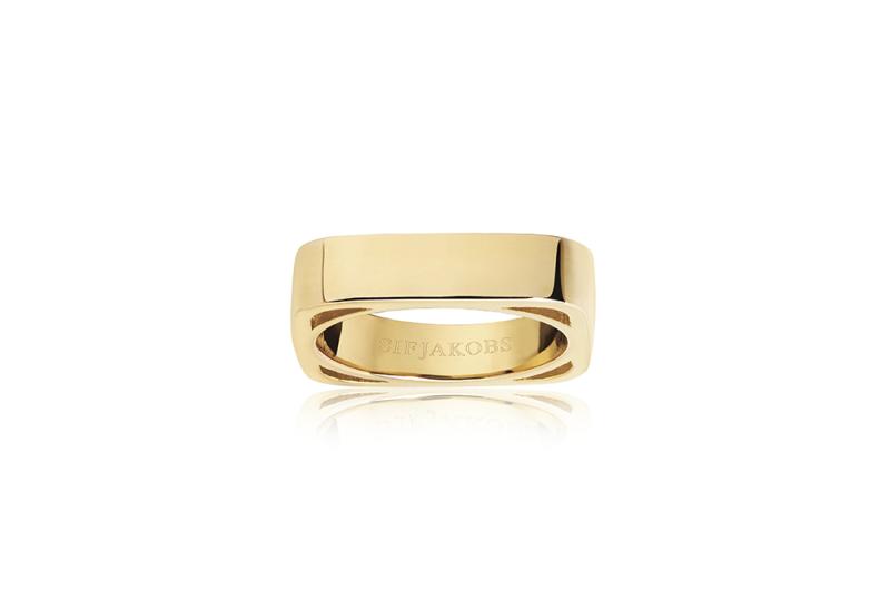 Elegant Forgyldt Sølv Ring fra Sif Jakobs – Et Must-Have!
