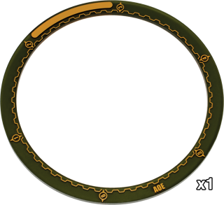 WARMACHINE: Ringmarkører til områdeeffekt 5" – Forbedr dit spil!