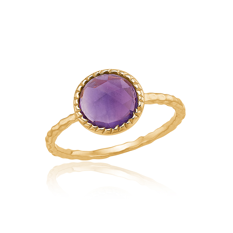 Ring Med Ametyst - Blicherfuglsang Fingerringe