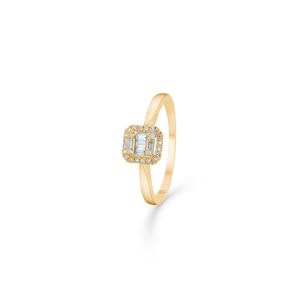 Mads Ring Elizabeth Guld Ring Med Diamanter 18ct 1541031 - Mads Z Fingerringe  - 1233690117348