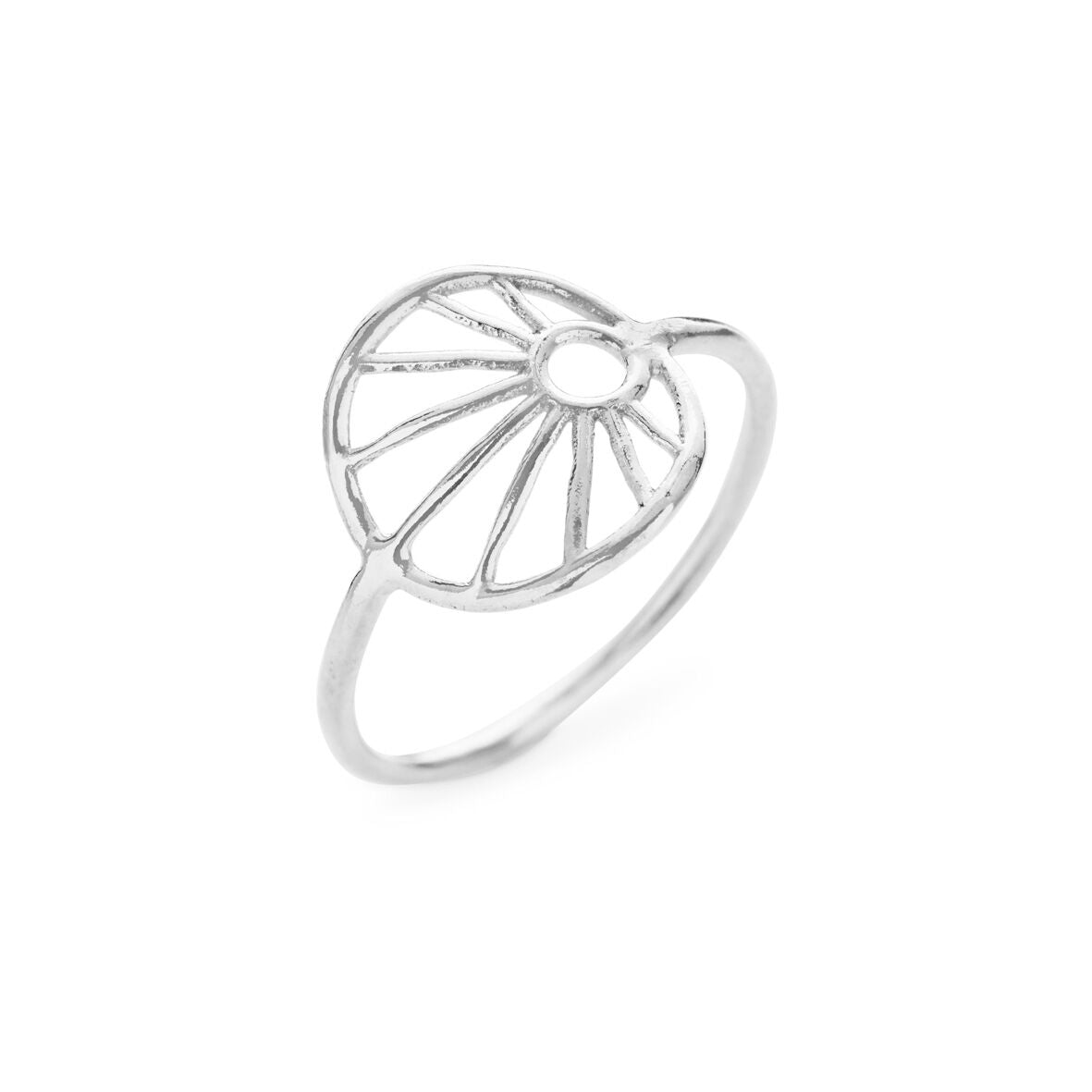Susanne Friis Bjørner Ring Sfb Ring Sølv Med Trådmønster 1695 - Fingerringe  - 1233690118192