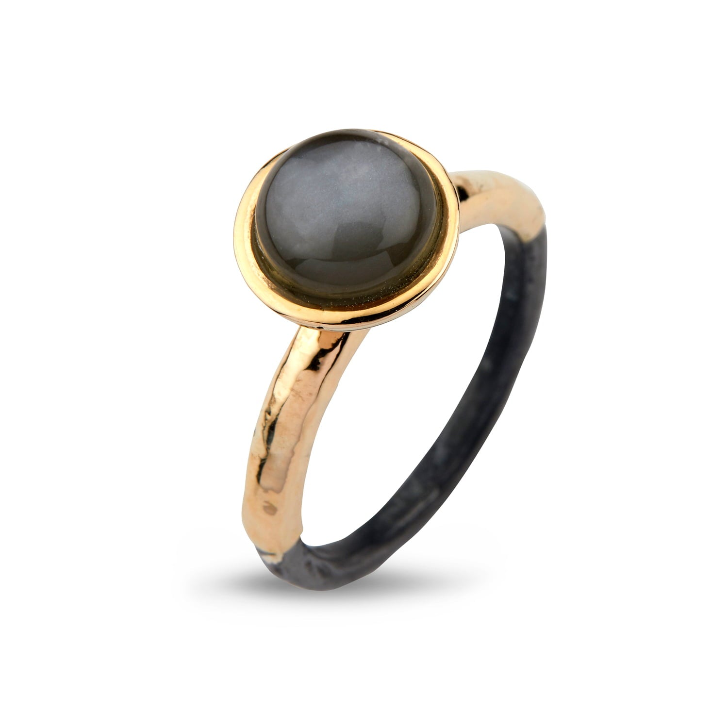 Bybirdie Ring Victoria Rose Grå Månesten Ring 50110272c - Bybirdie Fingerringe  - 1233690148809