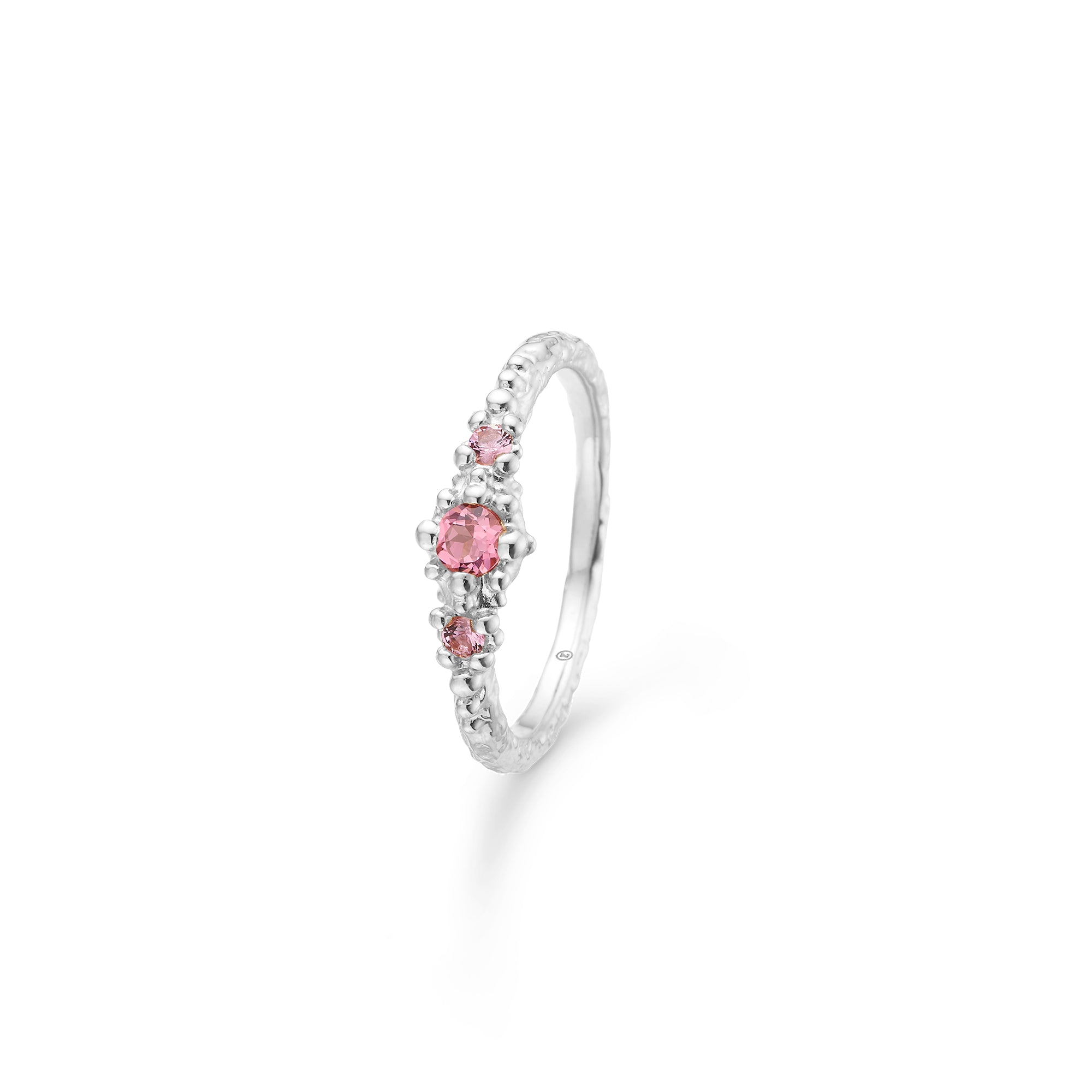 Pink Studio Fragments Sølv Ring Med Sten 7147862 - Studio Z Fingerringe  - 1233690229096