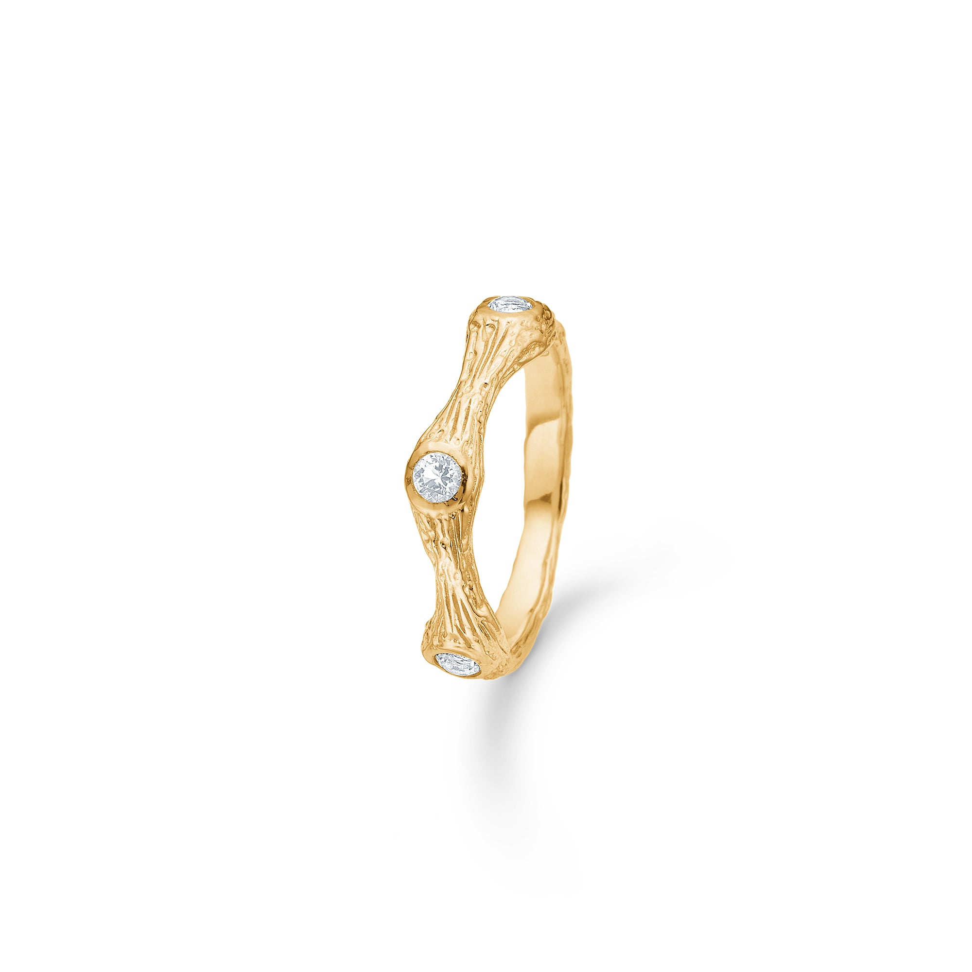 Studio Tangled Ring Forgyldt Sølv Med Sten 7247814 - Studio Z Fingerringe  - 1233690213521