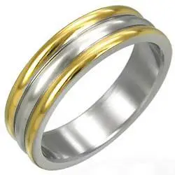 Goldplated Herrering - Fingerringe