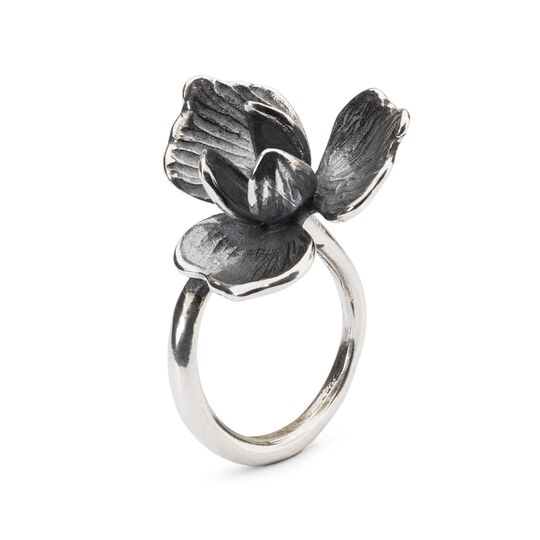 Troldekugler Blomst Sterling Sølv Ring - Troldekugler Fingerringe  - 5711246087070