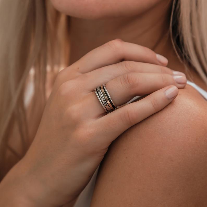 Citat Smykke Ring Guld Sølv - Niibuhr Jewelry Fingerringe