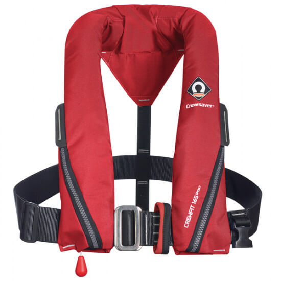 Rød Crewsaver Crewfit Sport Oppustelig Redningsvest 165n Ring - Crewsaver Fingerringe  - 5028654000592