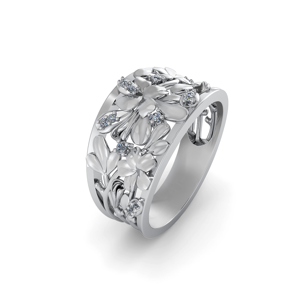Smykkekæden Sterling Sølv Ring Dvjn004s - Smykkekæden Fingerringe