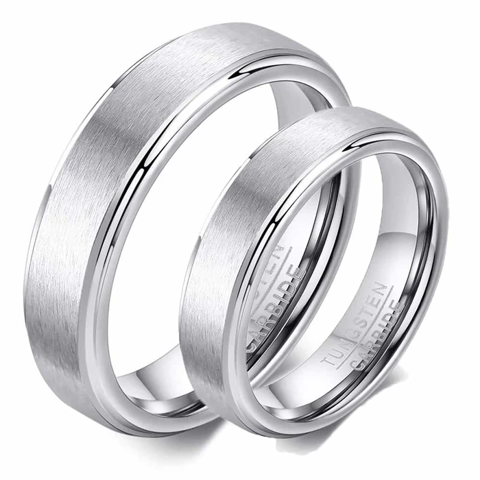 Tungsten Til Forlovelse Eller Vielse Ring - Vielsesringe