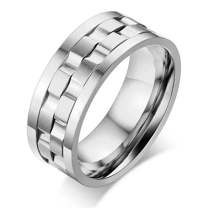 Spin Ring Rustfri Stål - Fingerringe