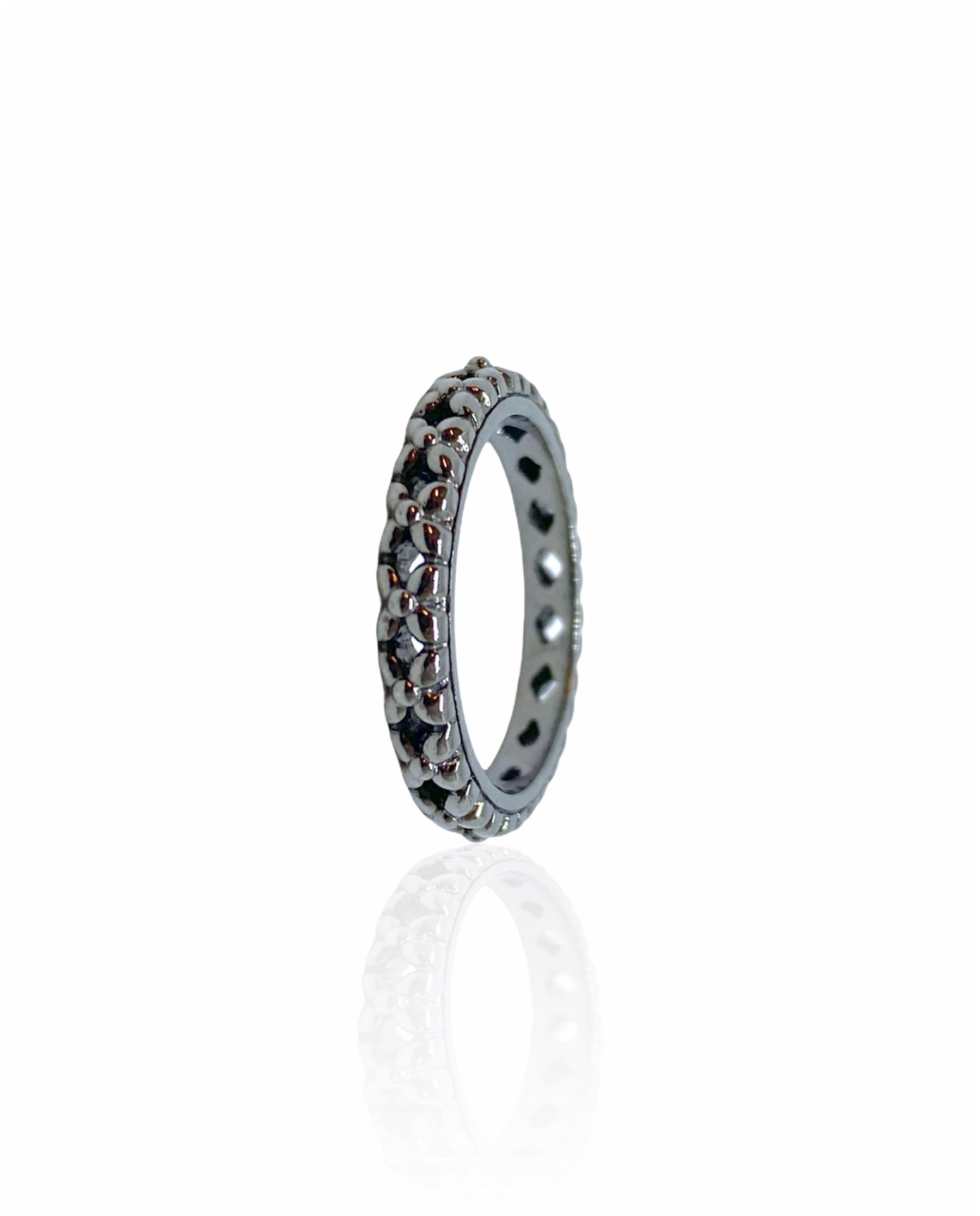 Kranz & Ziegler Outlet & Ring Med Blomster Mønster - Fingerringe  - 1233690134826