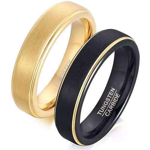 Tungsten Ring Bryllup Eller Forlovelse - Fingerringe