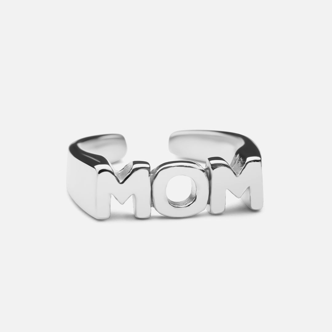 Mom Ring Justerbar Sølvfarvet - Josephine Nord Fingerringe