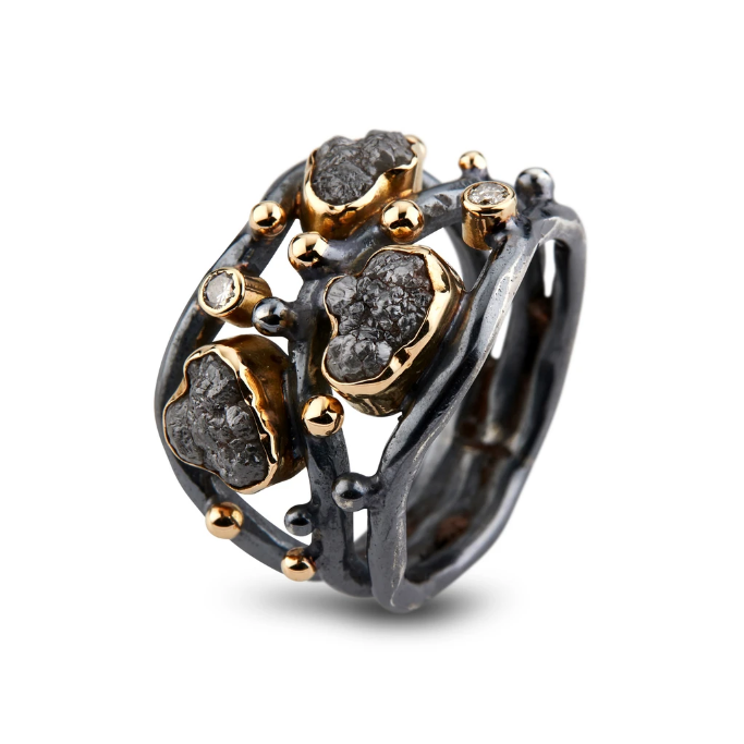 Alexandra Ring Med Diamanter Fra Bybirdie 50110219 - Bybirdie Fingerringe  - 1233690117409
