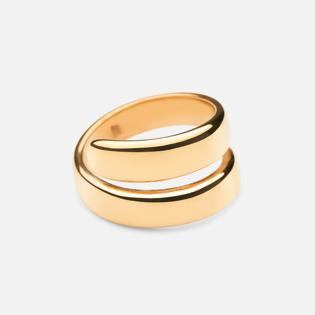 Spin Ring 18k Guldbelagt - Josephine Nord Fingerringe