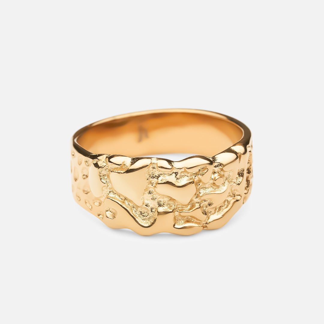 Meteor Celestial Ring 18k Guldbelagt - Josephine Nord Fingerringe