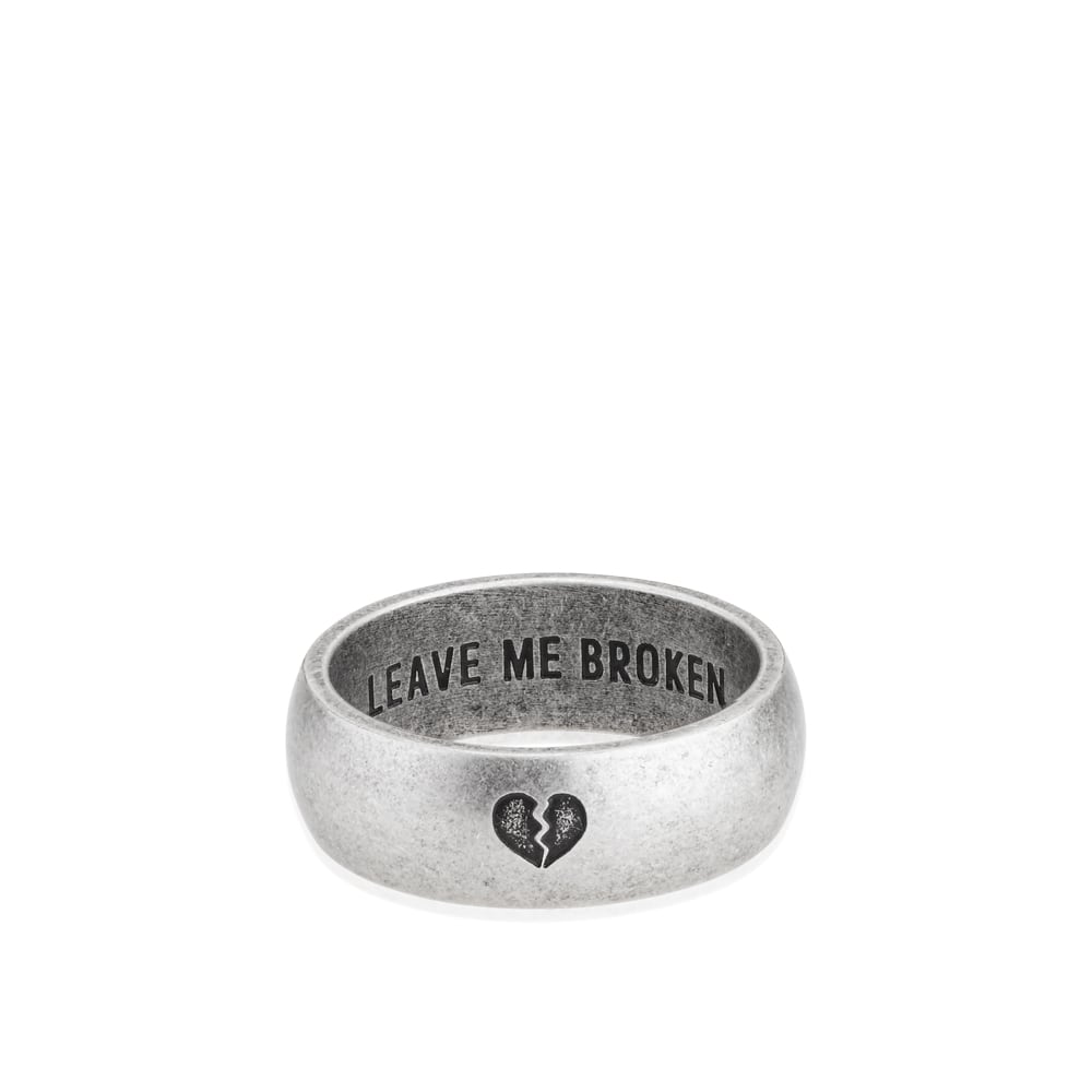 Sølv Christopher Stampe Samie Ring Mat Stål - Samie Fingerringe  - 5710143099858