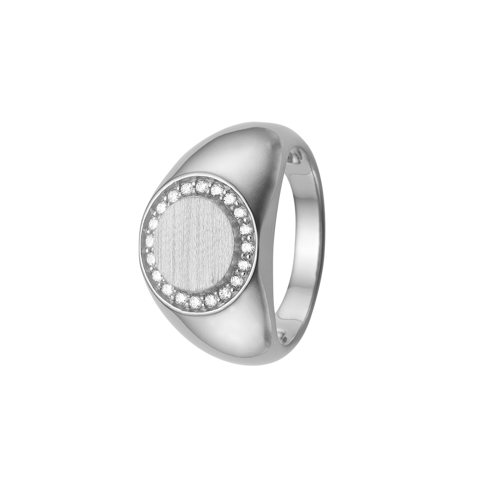 Aagaard Signet Ring Sterling Sølv 1800 S11 - Aagaard Fingerringe