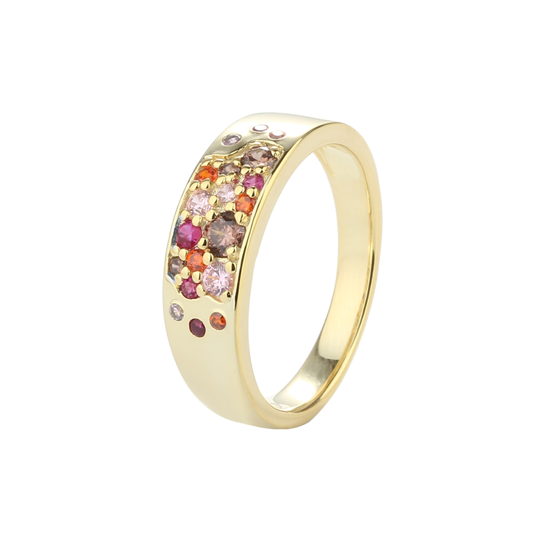 Pink Ring Stardust Str - Aqua Dulce Fingerringe