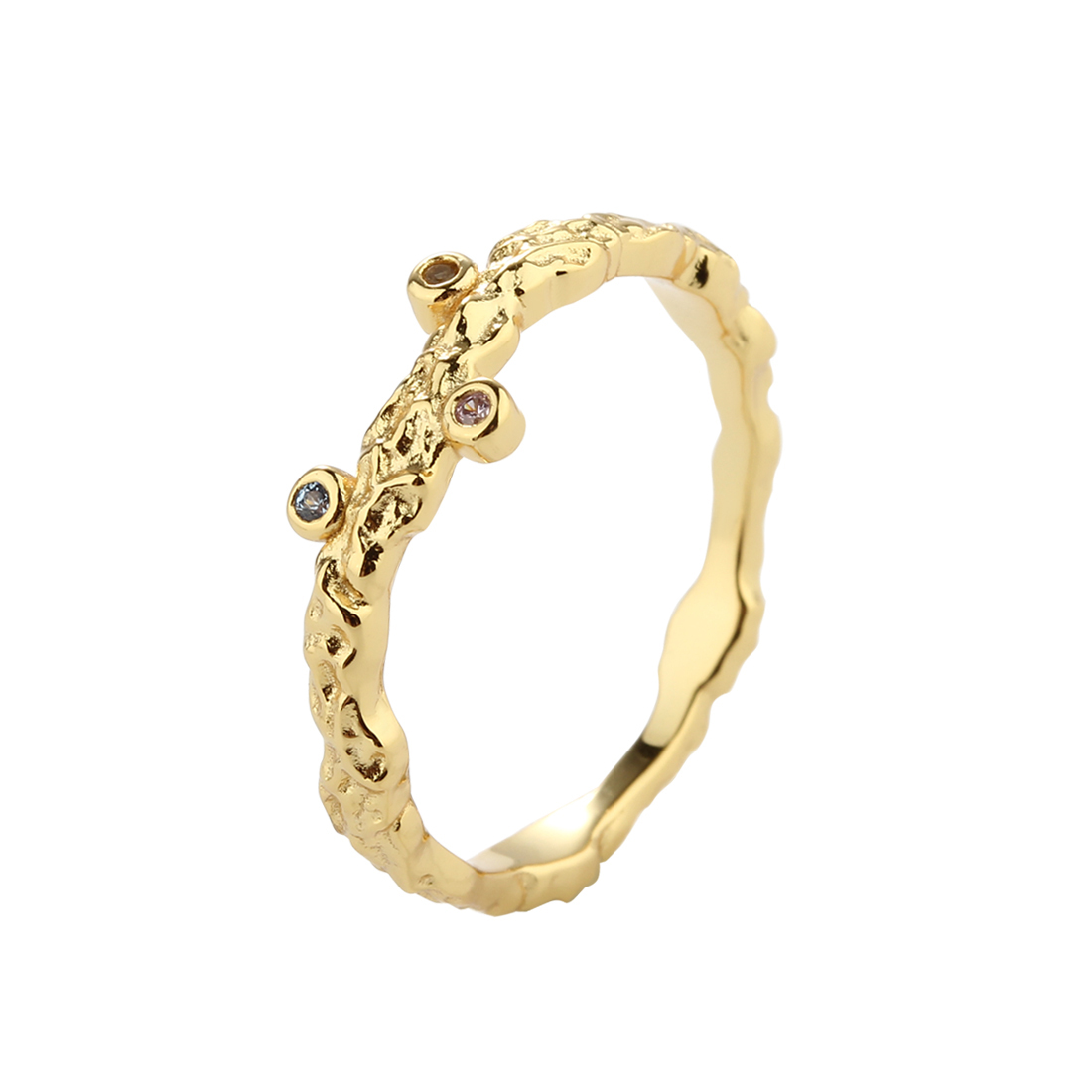 Ring Barbara Str - Aqua Dulce Fingerringe