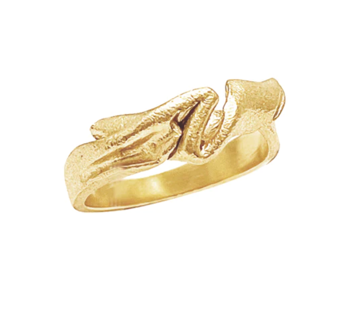 Mille Forgyldt Sølv Ring Fra Heiring 73fg - Heiring Fingerringe  - 1222221104841