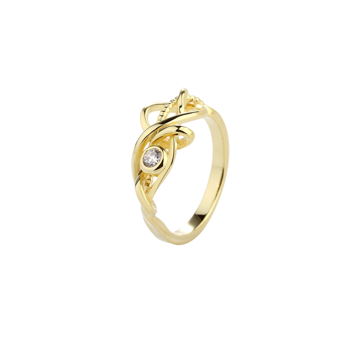 Ring Curly Tina Str - Aqua Dulce Fingerringe