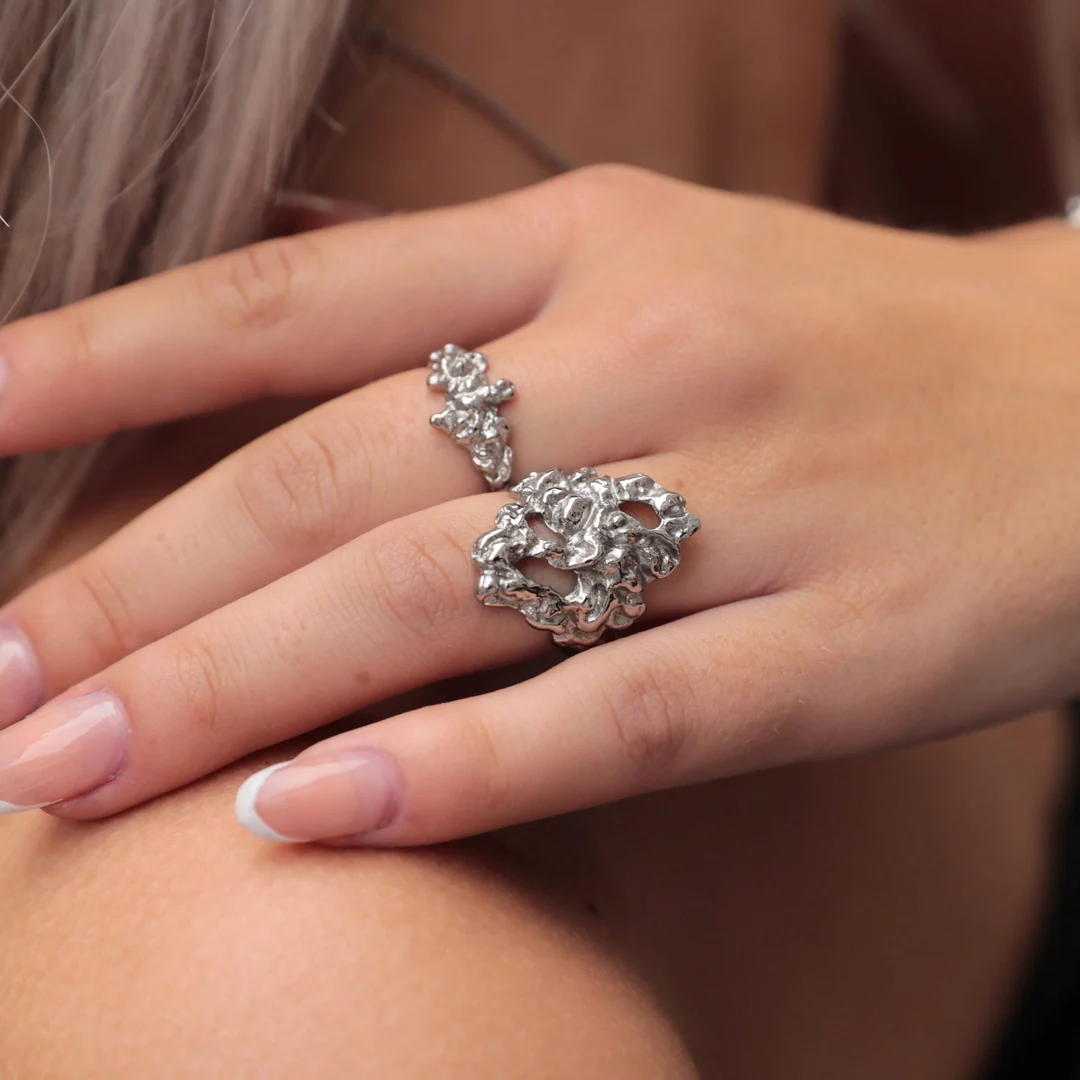 Sølv Xenia Ring Sæt - Sistieshop Fingerringe