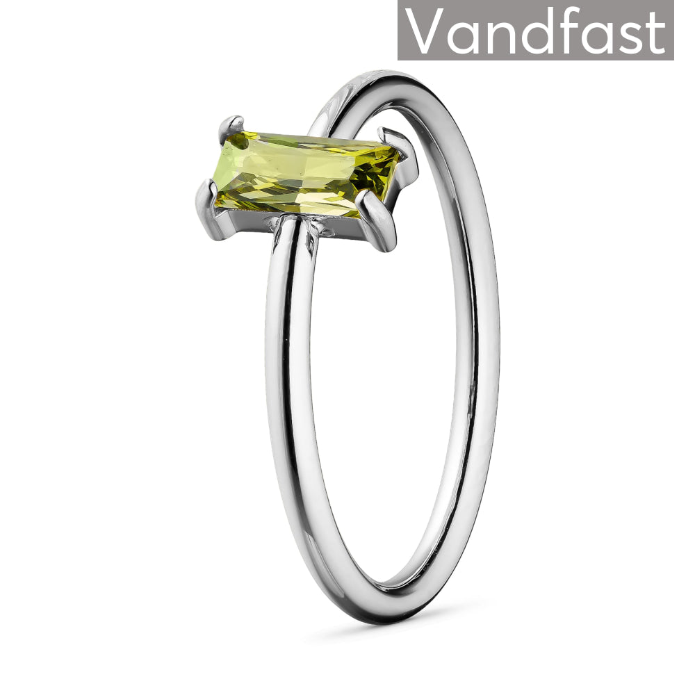 Annebrauner Deluxe Petite Ring Peridot - Annebrauner Fingerringe  - 2009520028837