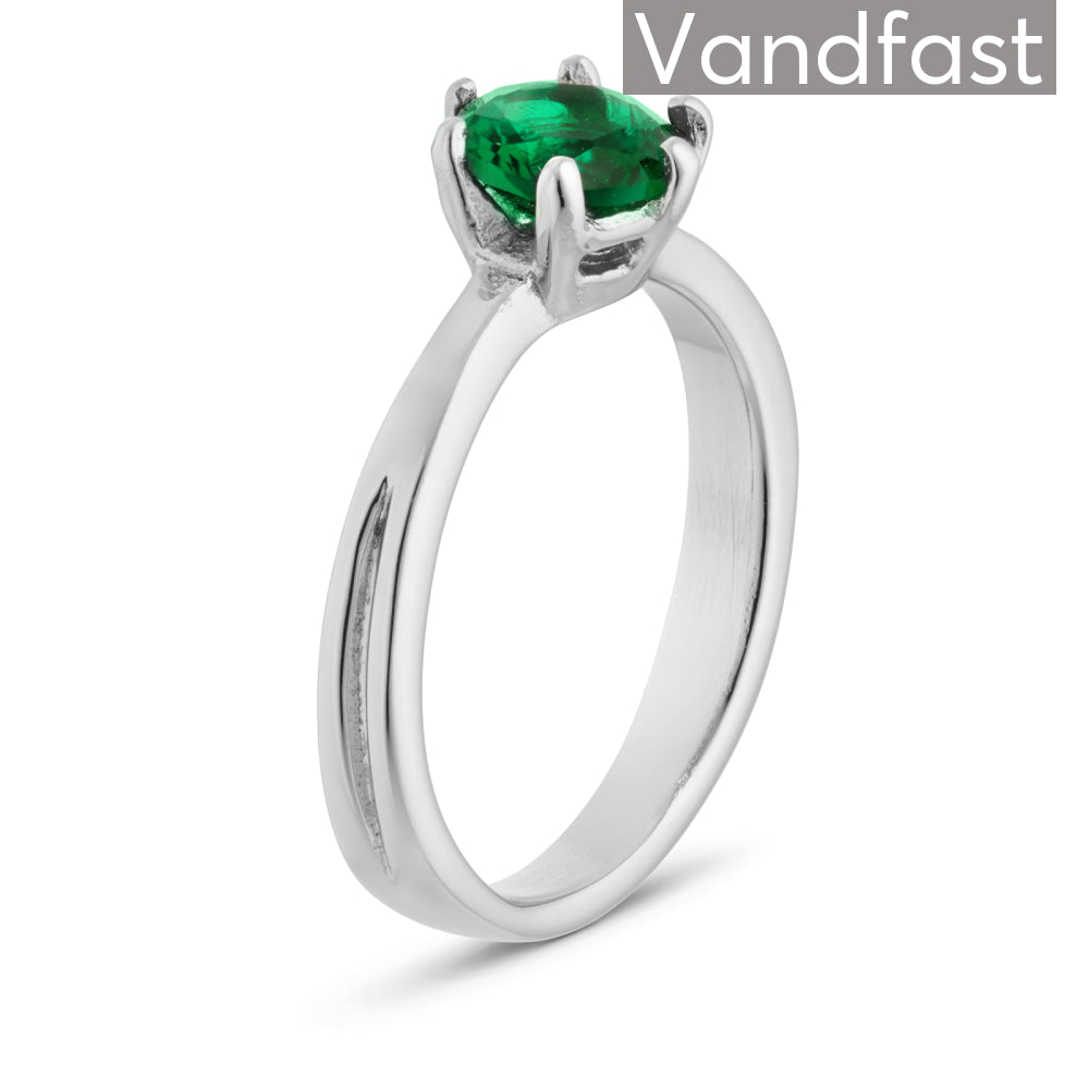 Grøn Annebrauner Princess Ring Jade Green - Cab Fingerringe  - 5714727026704