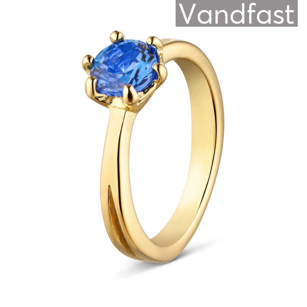 Annebrauner Princess Ring Sapphire Blue - Cab Fingerringe  - 2009401603238