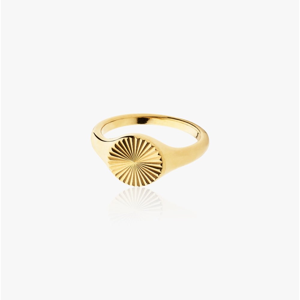 Dome Ring 14k Guldbelagt - Fingerringe