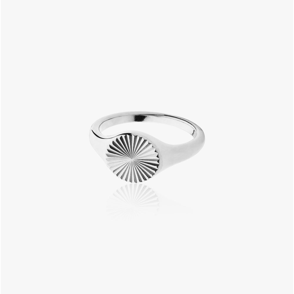 Dome Ring Sølvbelagt - Fingerringe