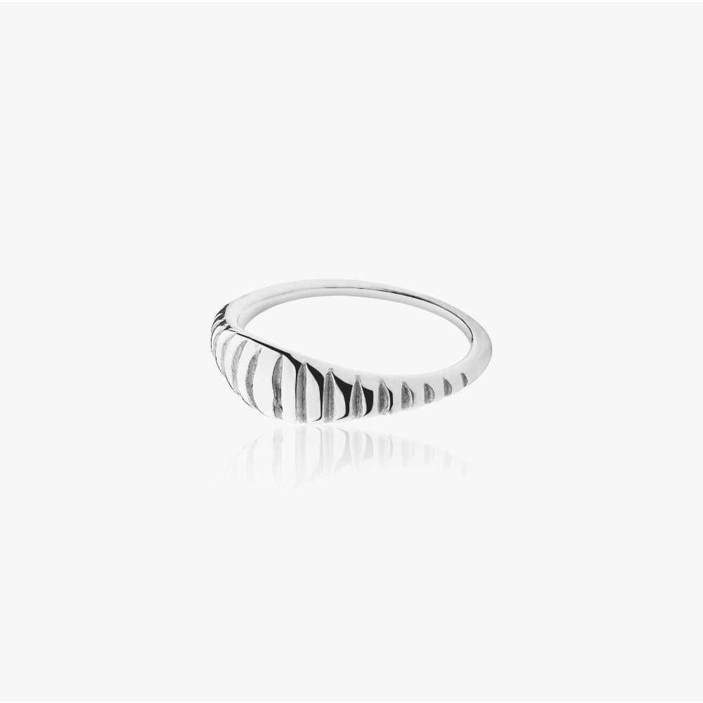 Klassisk Slangehale Ring Sølvbelagt Sølv - Fingerringe