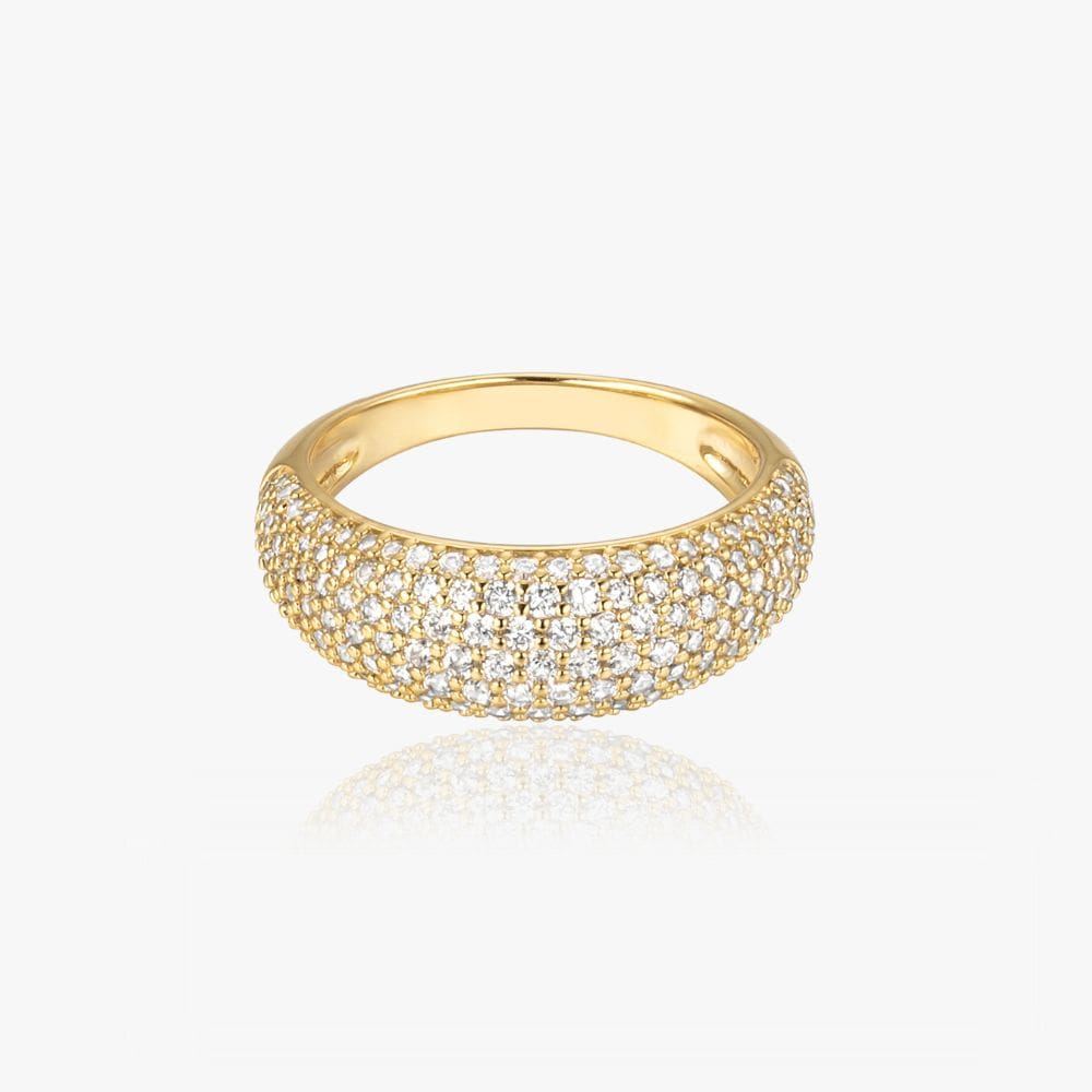 Krystal Ring 18k Guldbelagt - Fingerringe