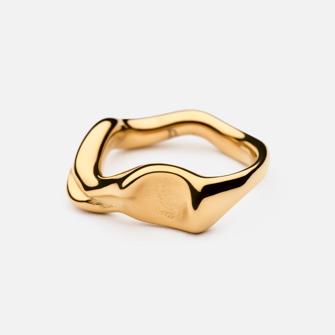 Dune Ring 18k Guldbelagt - Josephine Nord Fingerringe